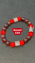 Garnet Crown Bracelet