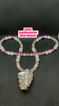 Lepidocrocite & Rose Quartz Necklace