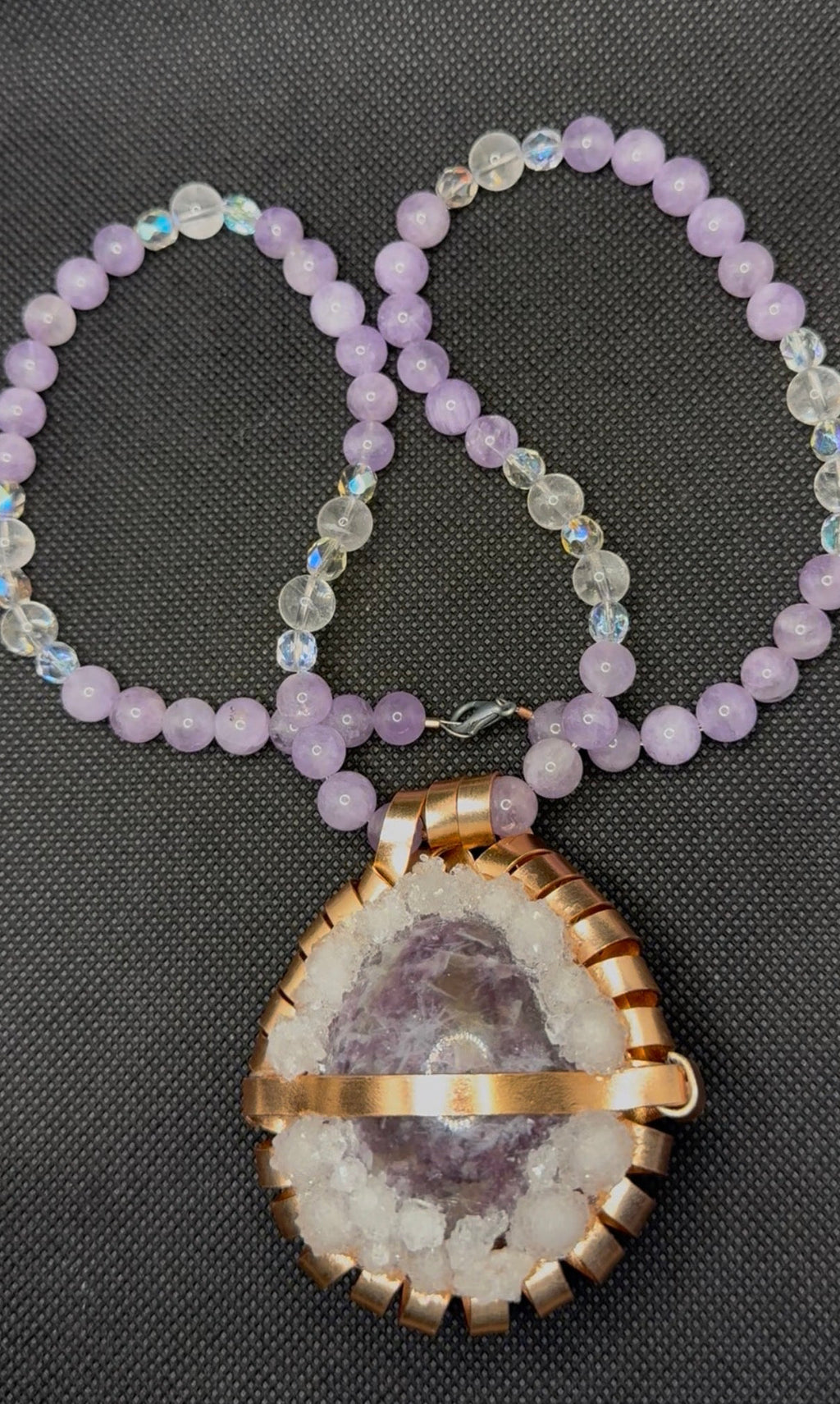 Lepidolite~Spirit Clear Quartz
