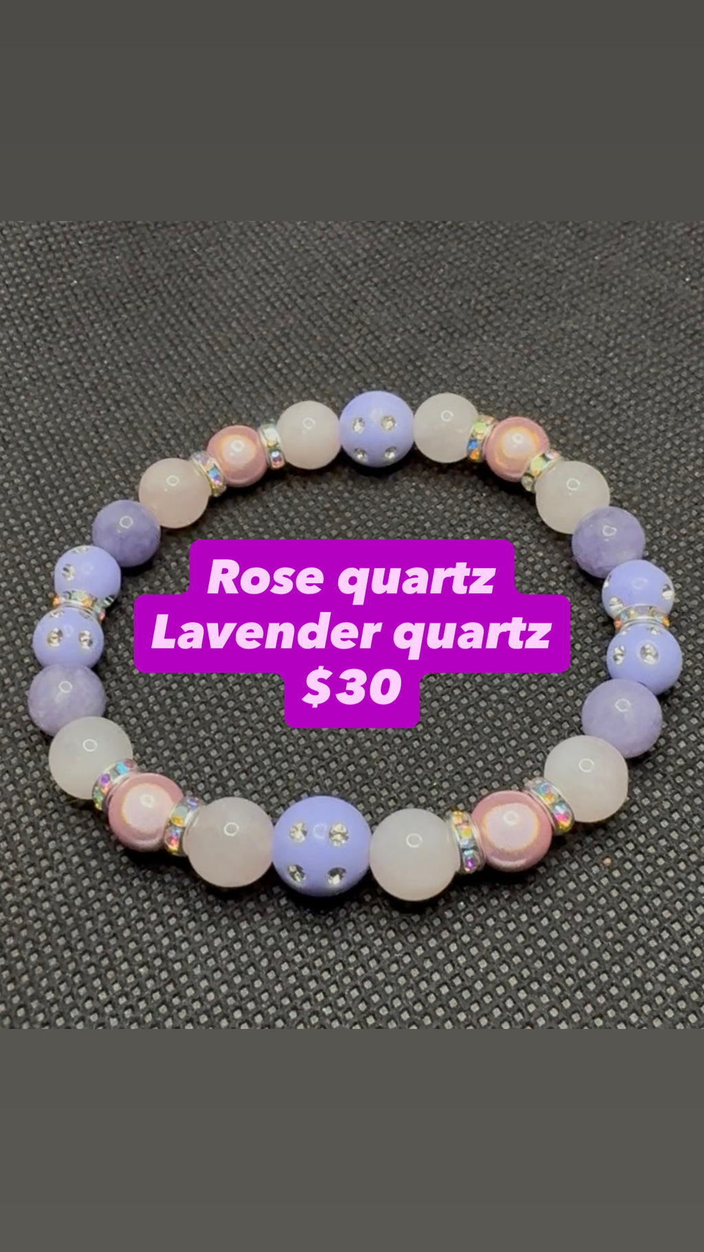 Lavender Rose Bracelet