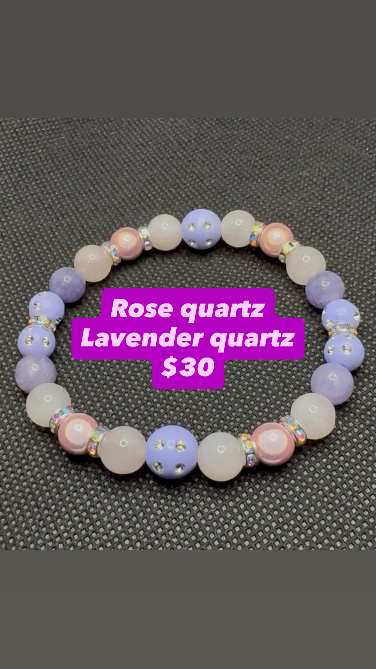 Lavender Rose Bracelet