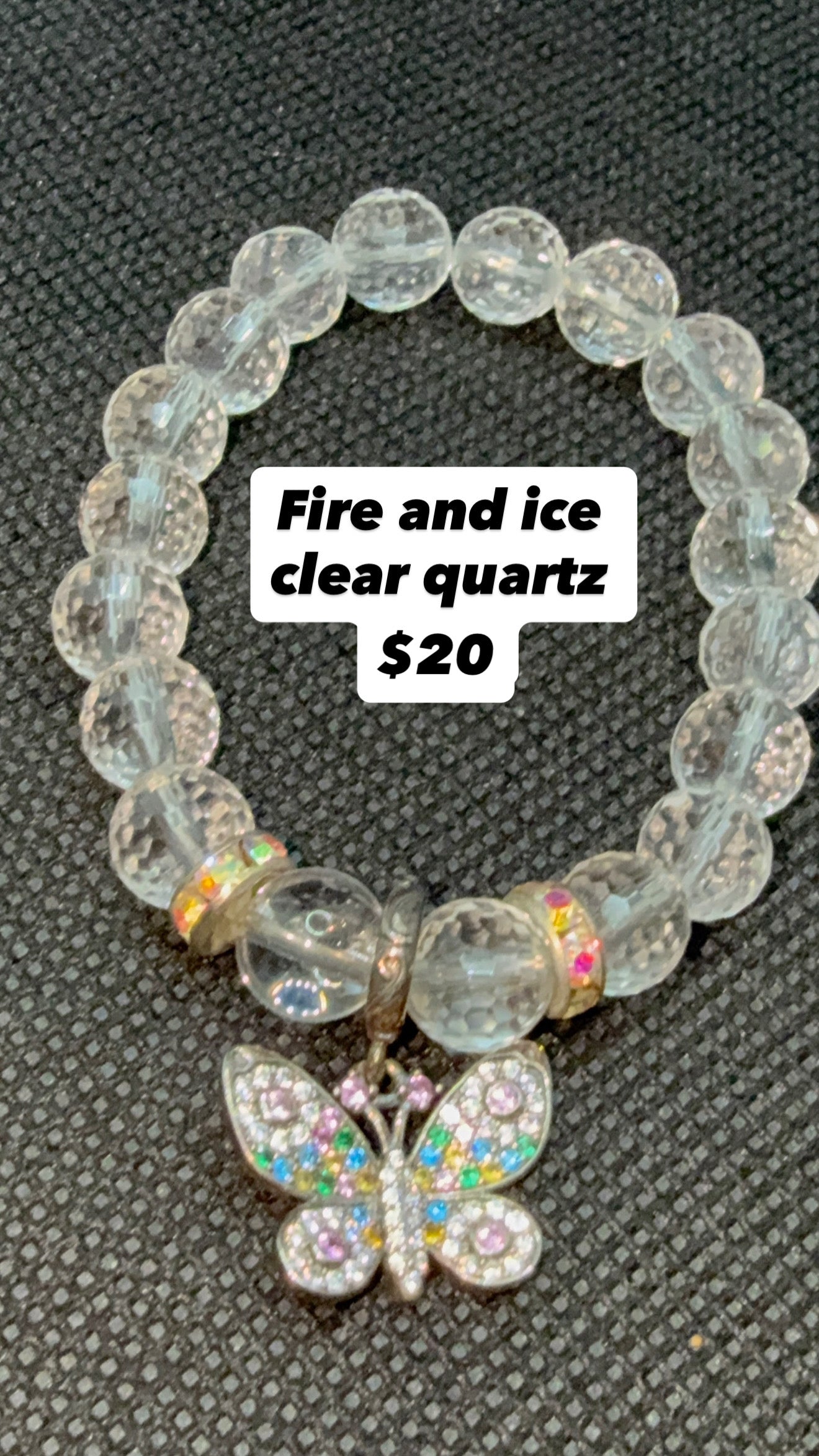 Fire & Ice Butterfly Bracelet