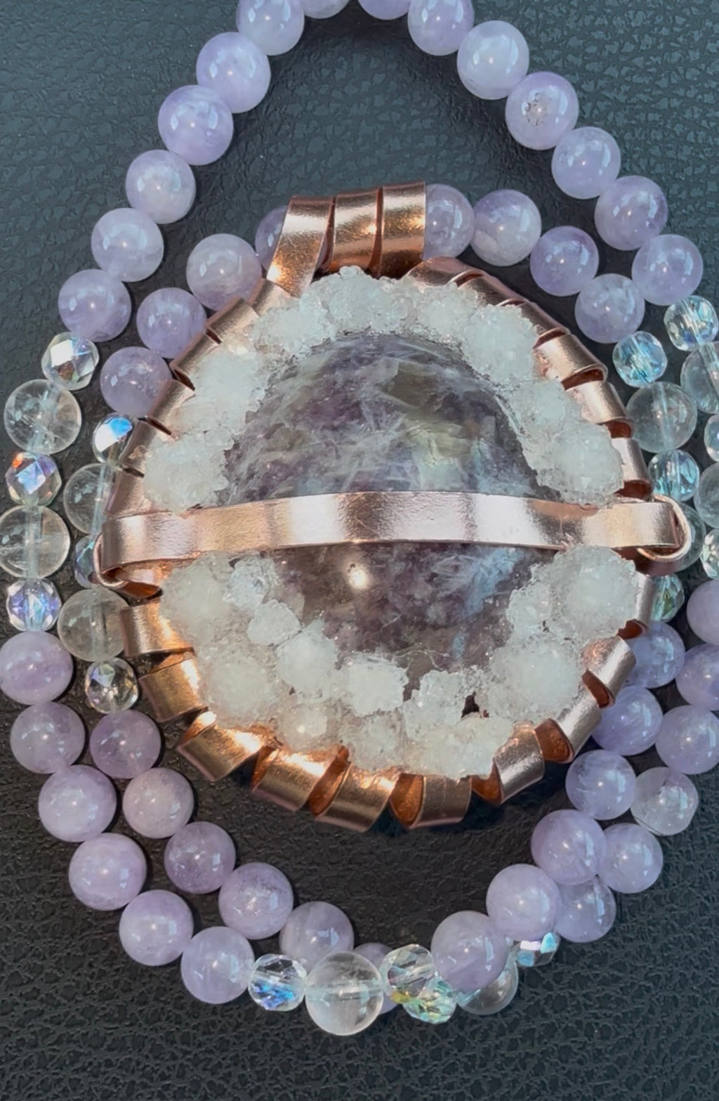 Lepidolite~Spirit Clear Quartz