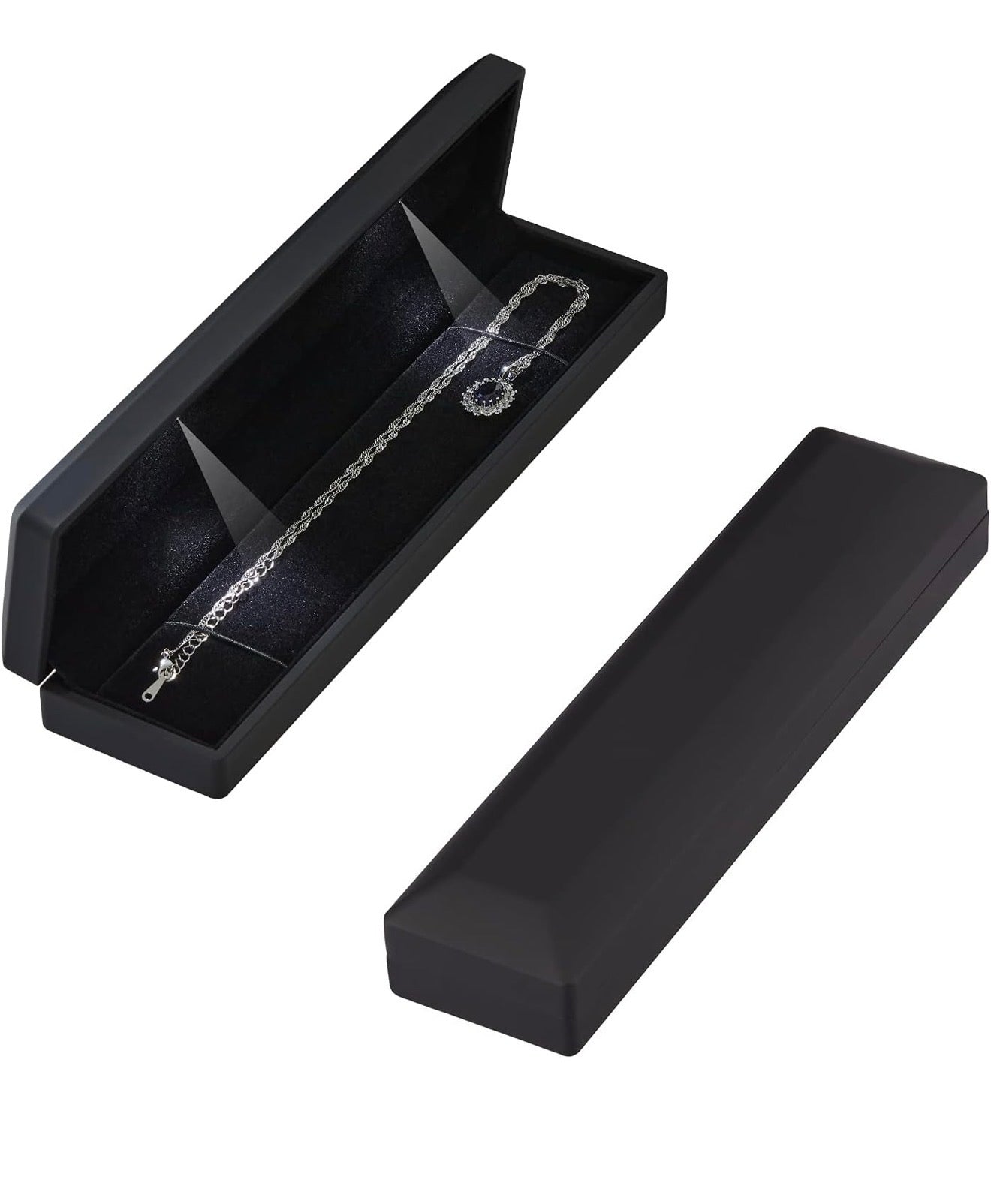 LED Necklace Jewelry Box