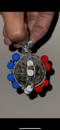 Detroit Piston Pyrite Necklace