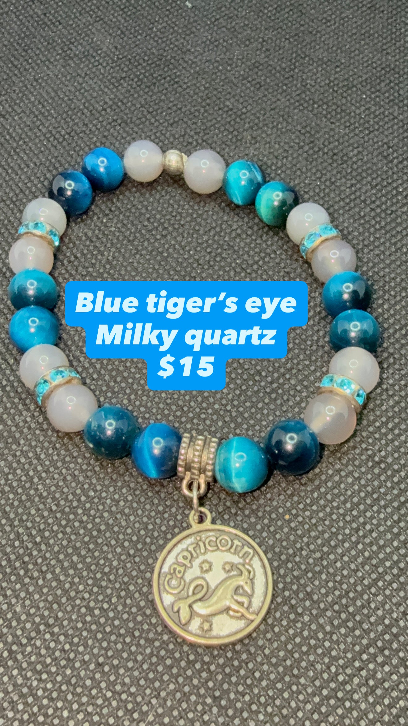 Milky Tiger’s Eye Capricorn Bracelet