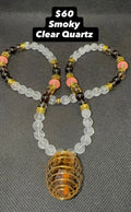 Smoky Clear Quartz Necklace