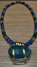 The Emerald Oracle~Chrysocolla ~Green Tiger Eye~Lapis Lazuli