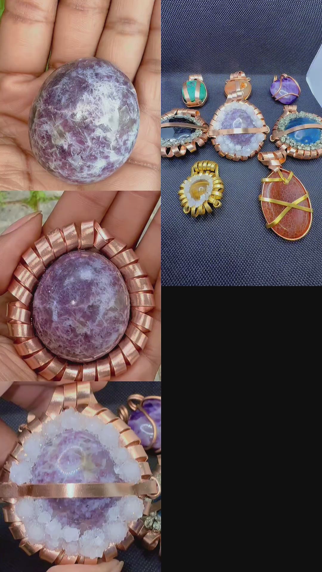 Lepidolite~Spirit Clear Quartz