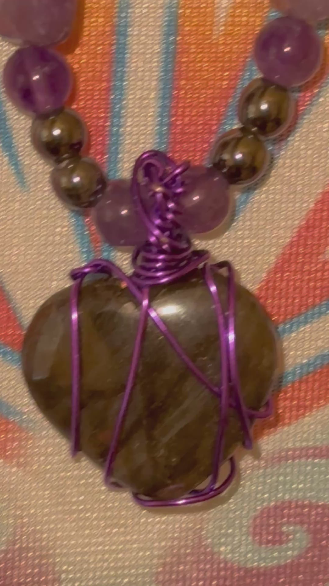 Amethyst & Hematite Necklace