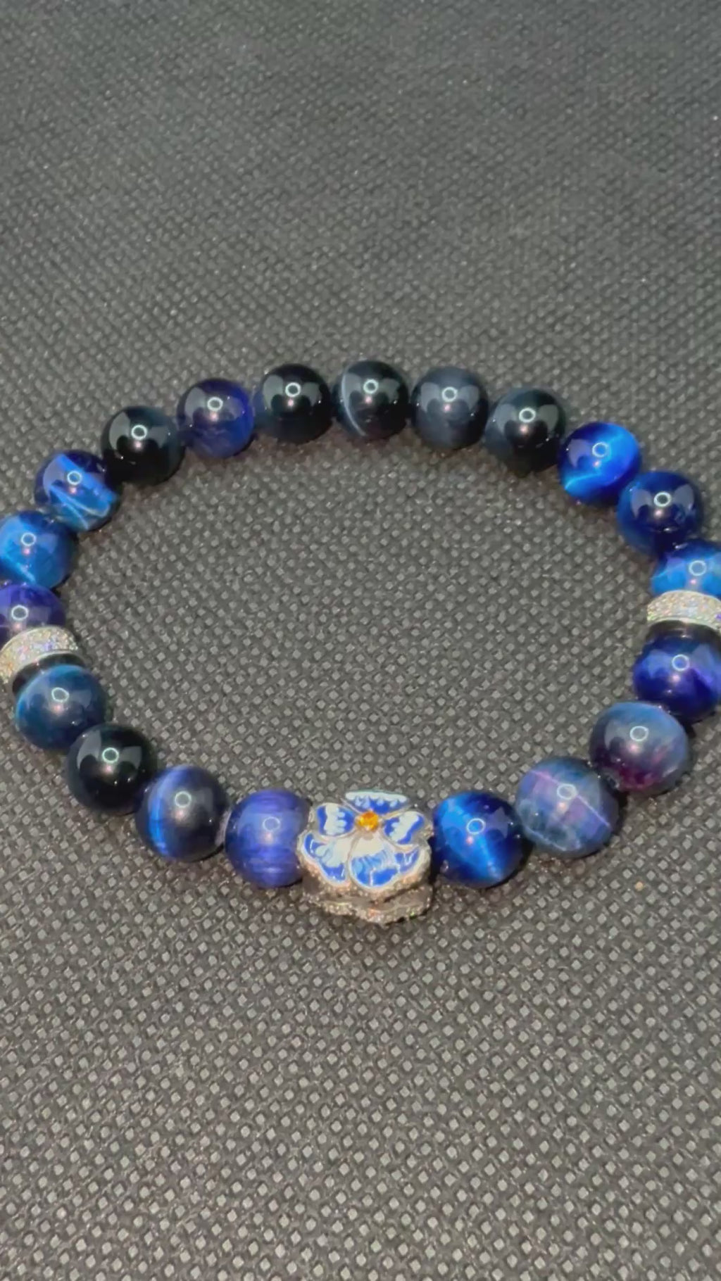 Blue Rainbow Tiger Bracelet