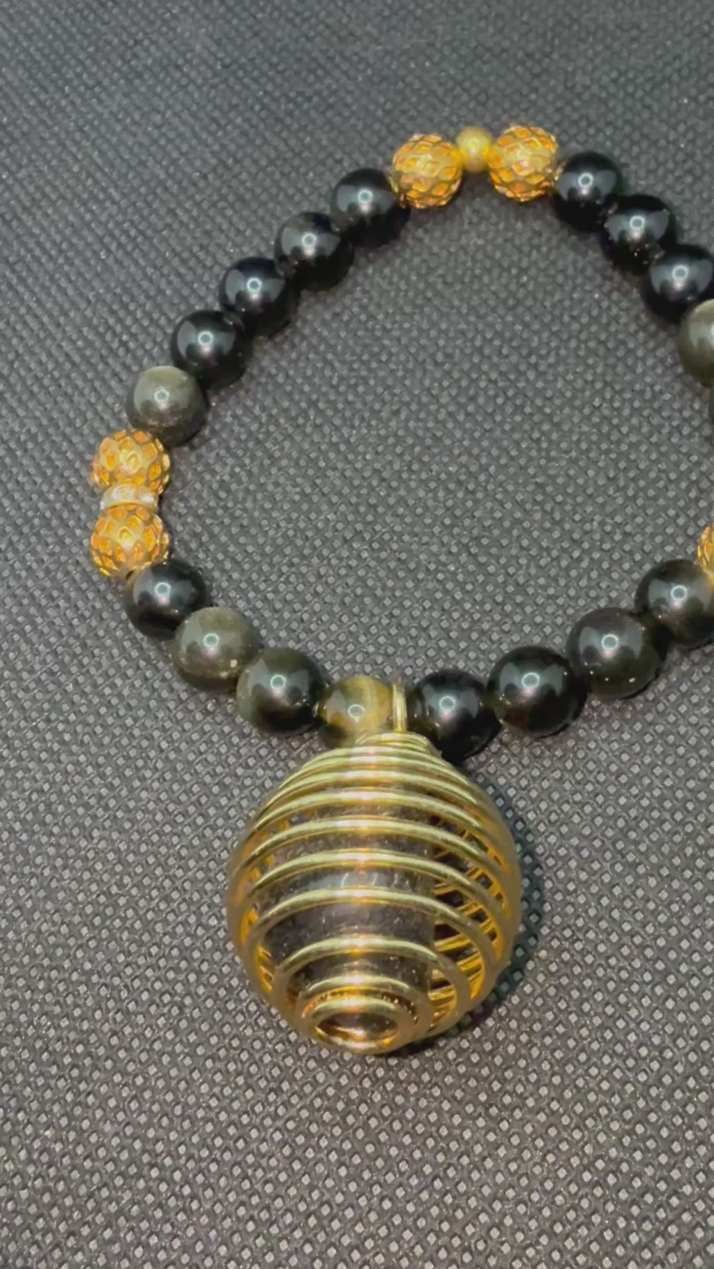 Golden sheen Obsidian