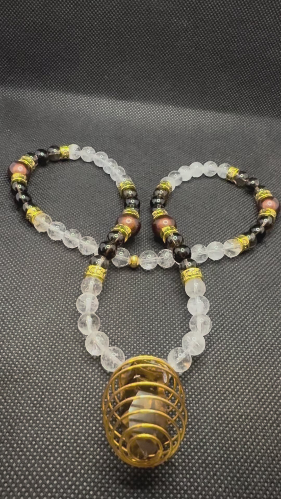 Smoky Clear Quartz Necklace