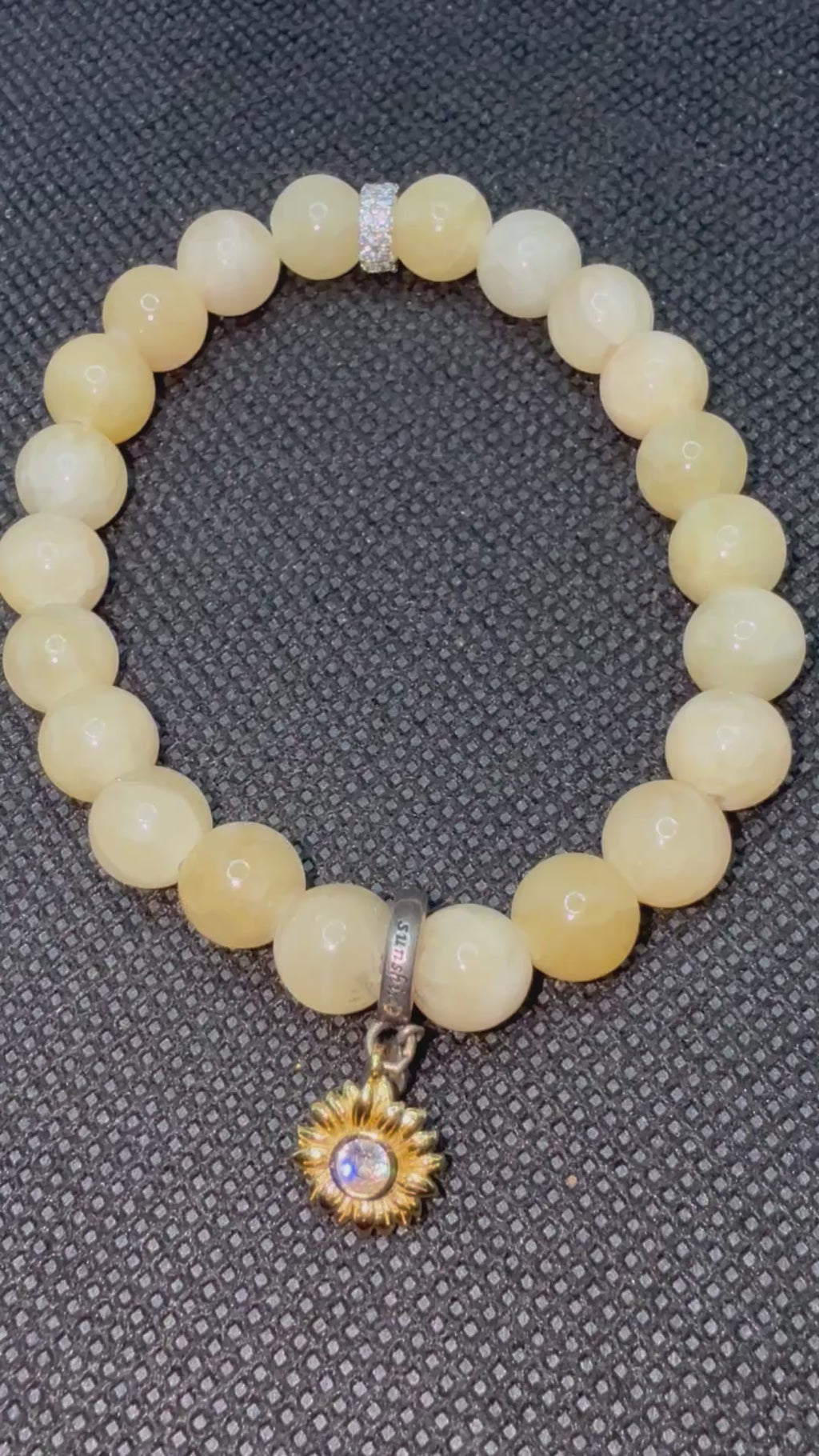 Yellow Calcite Bracelet